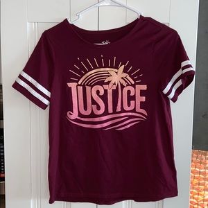 A justice t-shirt